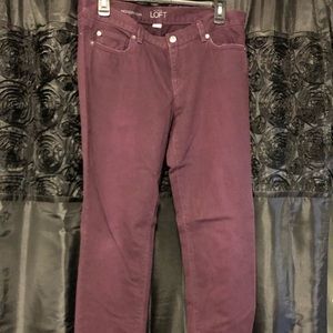 LOFT Modern Slim Jeans.  Size 10